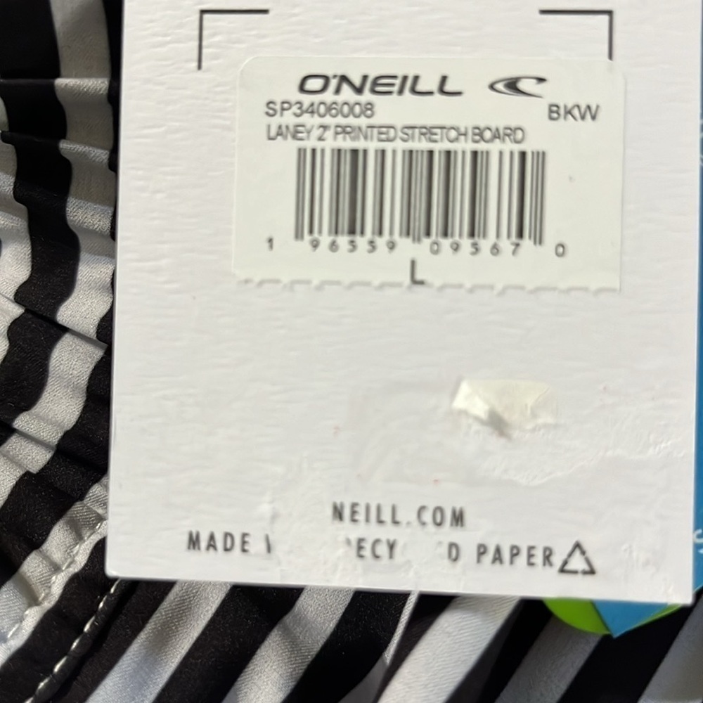 O'Neill Women's Laney 2" Printed Stretch Board Shorts, Size Large - Picture 5 of 7